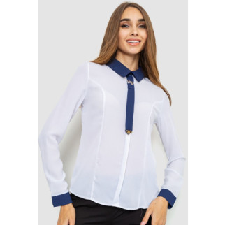 Блуза ошатна, колір білий, 186R101 - Інтернет-магазин спільних покупок ToGether