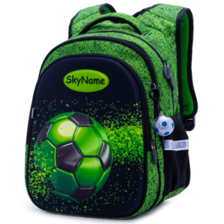 Рюкзак для хлопчика, шкільний R1-019, SkyName (Winner) розміри: 37*30*16 см, чорно-зелений - Інтернет-магазин спільних покупок ToGether
