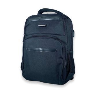 Міський рюкзак 15 л, 3 відділи, USB роз'єм, кабель, одна фронтальна кишеня, розмір: 40*28*14 см, чорний - Інтернет-магазин спільних покупок ToGether