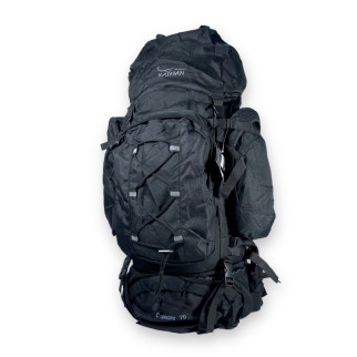 Туристичний рюкзак, одне відділення, дві фронтальних кишені, дощовик, розмір: 80*35*25 см, чорний - Інтернет-магазин спільних покупок ToGether