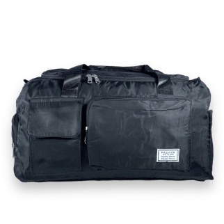 Спортивна сумка з кишенею для взуття Fashion одне відділення додаткові кишені розмір: 50*30*30 см чорна - Інтернет-магазин спільних покупок ToGether