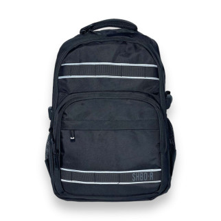 Рюкзак міський SHBO-R 25 л, два відділення, фронтальні кишені, бічні кишені, розмір 46*31*16см, чорний - Інтернет-магазин спільних покупок ToGether