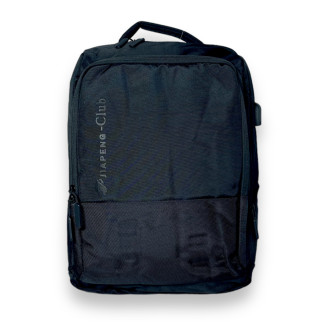 Рюкзак міський Jiapeng, 25 л, два відділення, дві фронтальні кишені, USB+кабель, розмір: 47*31*15 см, чорний - Інтернет-магазин спільних покупок ToGether