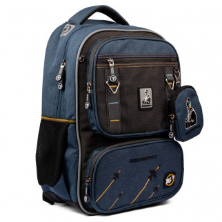 Шкільний рюкзак YES, одне відділення, три фронтальні кишені, розмір: 43,5*30*15,5 см, синій Sky Ghost - Інтернет-магазин спільних покупок ToGether
