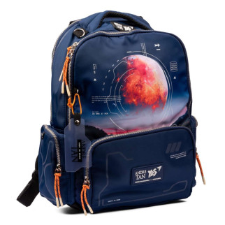Шкільний рюкзак YES by Andre Tan, два відділення, одна фронтальна кишеня, розмір: 38*29*12 см, Space dark blue - Інтернет-магазин спільних покупок ToGether