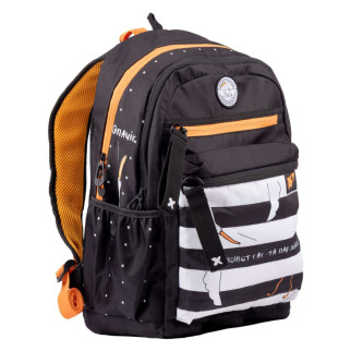 Шкільний рюкзак YES, два відділення, дві фронтальні кишені, дві бічні кишені, розмір: 44*29*16 см, чорний Гусь - Інтернет-магазин спільних покупок ToGether