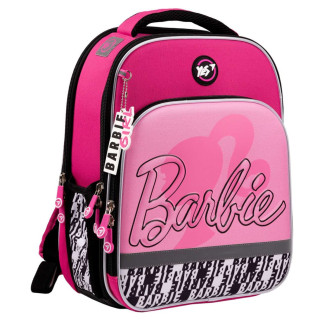 Шкільний рюкзак YES, каркасний, два основних відділення, фронтальна кишеня, розмір: 39*29*15 см, рожевий Barbie - Інтернет-магазин спільних покупок ToGether