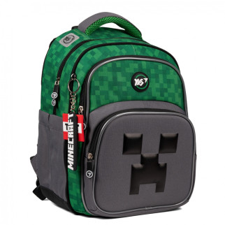 Рюкзак шкільний напівкаркасний Yes Minecraft S-91 два відділення фронтальна кишеня бічні кишені розмір 38*29*13см  - Інтернет-магазин спільних покупок ToGether