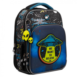 Рюкзак шкільний напівкаркасний Yes UFO S-78 два відділення, фронтальна кишеня, бічні кишені розмір 38*29*15см  - Інтернет-магазин спільних покупок ToGether