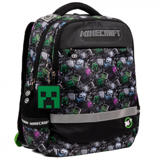 Рюкзак шкільний м’який Yes Minecraft S-52 Ergo два відділення, дві відкриті бічні кишені,фронтальна кишеня,  розмір 36 х 28 х 13 см - Інтернет-магазин спільних покупок ToGether