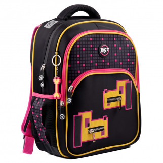 Рюкзак шкільний напівкаркасний ES S-40 Pixel dog, два відділення, фронтальна кишеня, бічні кишені розмір: 38 x 30 x 17см  - Інтернет-магазин спільних покупок ToGether
