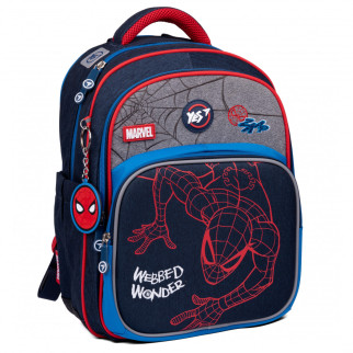 Рюкзак шкільний напівкаркасний YES S-91 Marvel Spiderman, два відділення, фронтальна кишеня, бічні кишені розмір: 38 х 29 х 13 см  - Інтернет-магазин спільних покупок ToGether