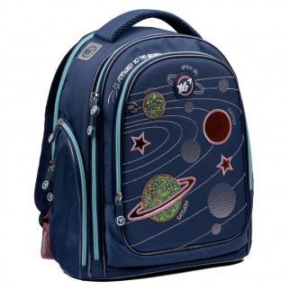 Рюкзак шкільний напівкаркасний YES S-84 Cosmos, два відділення, фронтальна кишеня, бічні кишені розмір: 40 х 30 х 16 см  - Інтернет-магазин спільних покупок ToGether
