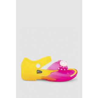 Босоніжки дитячі, колір рожево-жовтий, 243ROG006 - Інтернет-магазин спільних покупок ToGether