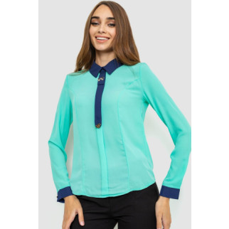Блуза ошатна, колір м'ятний, 186R101 - Інтернет-магазин спільних покупок ToGether