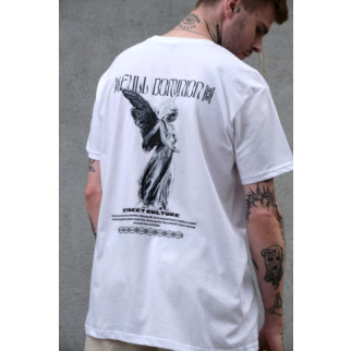 Оверсайз футболка з принтом Without dominion white - Інтернет-магазин спільних покупок ToGether