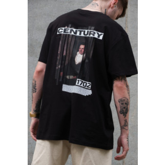 Оверсайз футболка з принтом Without century black - Інтернет-магазин спільних покупок ToGether
