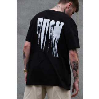 Оверсайз футболка з принтом Without fight black - Інтернет-магазин спільних покупок ToGether