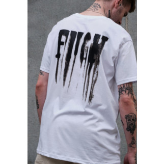 Оверсайз футболка з принтом Without fight white - Інтернет-магазин спільних покупок ToGether