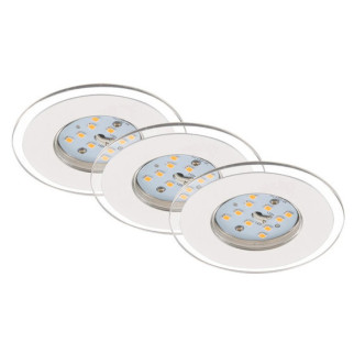 Світильник вбудований для ванної кімнати ATTACH LED/4.5W/230V IP44, Briloner 7257-036 - 3x LED SET - Інтернет-магазин спільних покупок ToGether
