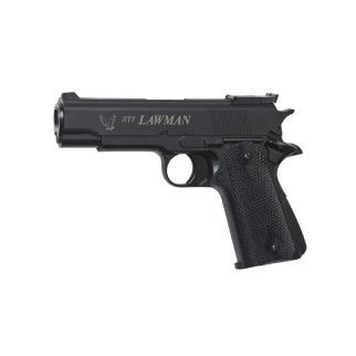 Пістолет страйкбольний ASG STI Lawman кал.6 мм Black - Інтернет-магазин спільних покупок ToGether