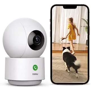 Внутрішня WIFI-камера AOSU 2K, камера спостереження, виклик в один дотик, відстеження руху на 360°, нічне - Інтернет-магазин спільних покупок ToGether