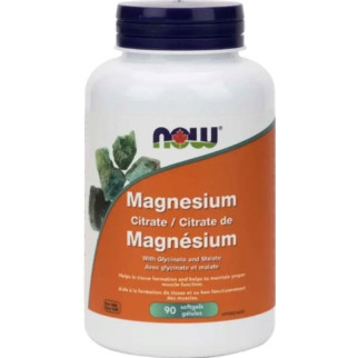 Мікроелемент Магній NOW Foods Magnesium Citrate 134 mg 90 Softgels - Інтернет-магазин спільних покупок ToGether