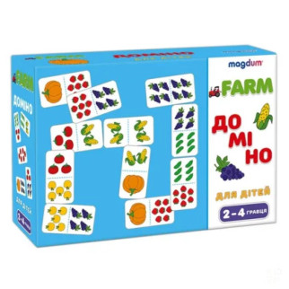 Дитяча розвивальна гра Доміно «Фрукти-овочі» ME5032-23, 28 карток - Інтернет-магазин спільних покупок ToGether