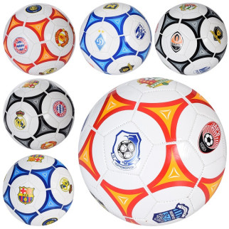 М'яч футбольний розмір 5, ПВХ 1,6мм, 2шари, 32 панелі, 300-320г, 2 види(клуби), 3 кольори - Інтернет-магазин спільних покупок ToGether