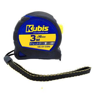 Вимірювальна рулетка 3 м*16 мм PushLock Kubis - Інтернет-магазин спільних покупок ToGether