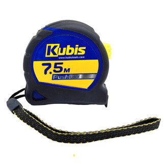 Вимірювальна рулетка 7.5 м*25 мм PushLock Kubis - Інтернет-магазин спільних покупок ToGether