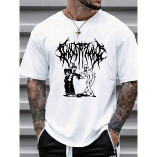 Белая мужская футболка ДТФ.57-055 - Інтернет-магазин спільних покупок ToGether