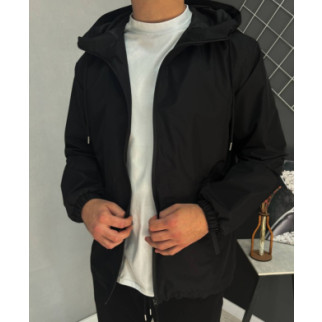 Куртка ветровка черная базовая RD384 - Інтернет-магазин спільних покупок ToGether