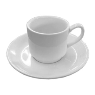 Чашка з блюдцем SNT 13629-00 110 мл біла - Інтернет-магазин спільних покупок ToGether