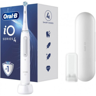 Електрична зубна щітка Oral-B iO Series 4N iOG4-1A6-1DK-White біла - Інтернет-магазин спільних покупок ToGether
