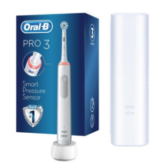 Електрична зубна щітка Oral-B PRO3 3500 D505-513-3X-WT-Gift-Edition біла - Інтернет-магазин спільних покупок ToGether