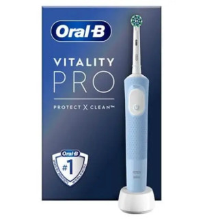 Електрична зубна щітка Oral-B Vitality PRO Protect X Clean Cross Action D103-413-3-Blue блакитна - Інтернет-магазин спільних покупок ToGether