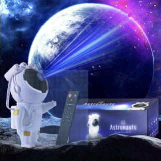 Лазерний Проєктор Нічник Астронавт Зоряного Неба LED Проєкція Космічні Галактики Для дітей і Дорослих - Інтернет-магазин спільних покупок ToGether
