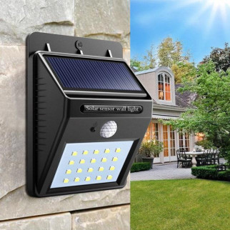 Світлодіодний Навісний ліхтар із датчиком руху 609 + solar 20 діодів - Інтернет-магазин спільних покупок ToGether
