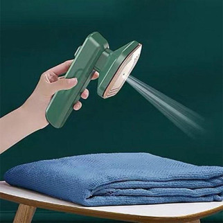 Портативна вертикальна праска 2 в 1 Dry Iron With Spray Зелений - Інтернет-магазин спільних покупок ToGether