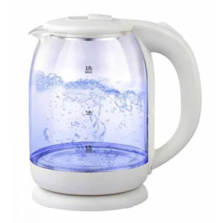 Електричний чайник Goldteller MG-06 скляний електрочайник із підсвіткою води, 1.8 л <unk> Білий - Інтернет-магазин спільних покупок ToGether