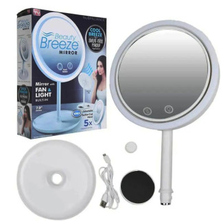 Дзеркало з підсвіткою і вентилятором Beauty Breeze Mirror - Інтернет-магазин спільних покупок ToGether