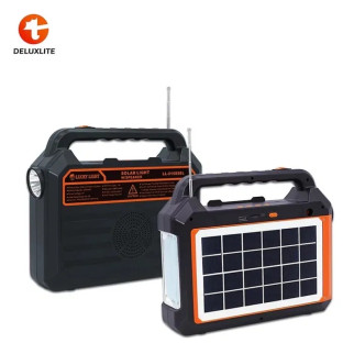 Ліхтар-Power Bank-радіо-блютуз із сонячною панеллю 6V/3W EP-0158 - Інтернет-магазин спільних покупок ToGether