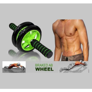 Гімнастичне спортивне фітнес-колесо Double wheel Abs health abdomen round <unk> Тренажер-ролик для м'язів - Інтернет-магазин спільних покупок ToGether