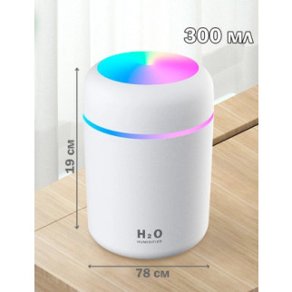 Зволожувач повітря-нічник 300 мл із живленням від USB і LED-підсвіткою H2O 2077 - Інтернет-магазин спільних покупок ToGether
