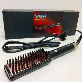 Фен електрична щітка для волосся VGR V-590 з керамічним покриттям чорний - Інтернет-магазин спільних покупок ToGether