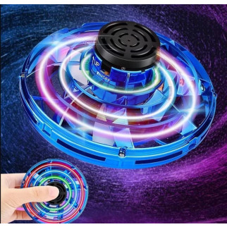 Літальний спінер левітувальний диск UFO бумеранг світний з LED-підсвіткою Синій - Інтернет-магазин спільних покупок ToGether