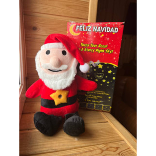 М'яка іграшка нічник-проєктор Дід Мороз Feliz Navidad - Інтернет-магазин спільних покупок ToGether