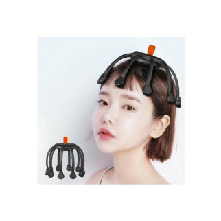 Масажер для голови K108, Чорний/Електричний ручний масажер для голови у формі восьминога - Інтернет-магазин спільних покупок ToGether