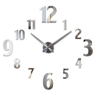 Великий настінний годинник діаметром 90 см ZH172510 Стильний годинник для дому (Чорний, Сірий) - Інтернет-магазин спільних покупок ToGether